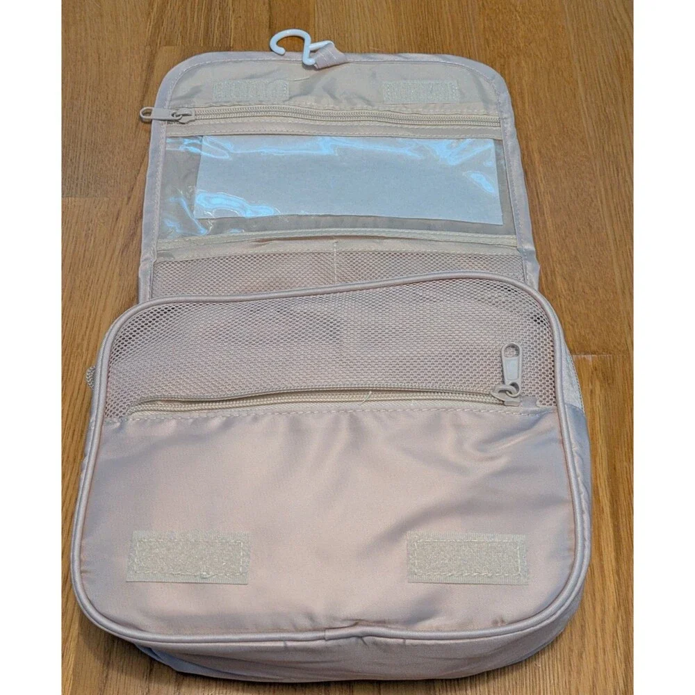 Cream 7-Piece Packing Cube Luggage Travel Organizer Storage Bag Set